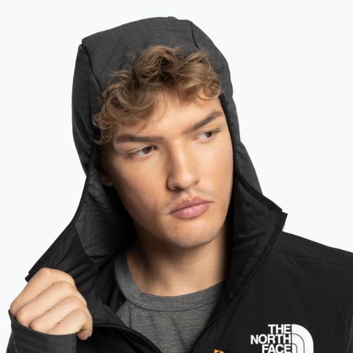 Bărbați The North Face Dawn Turn Hybrid Ventrix Midlayer gri NF0A7Z8QMN81 Ski Sweatshirt