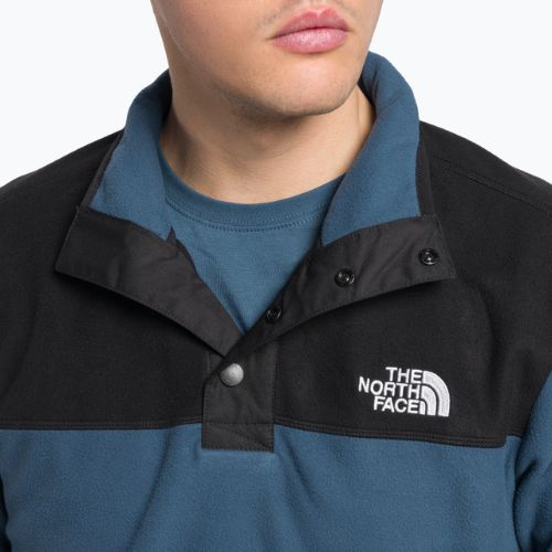 Hanorac pentru bărbați The North Face Homesafe Homesafe Snap Neck Fleece Pulover albastru NF0A55HMMPF1