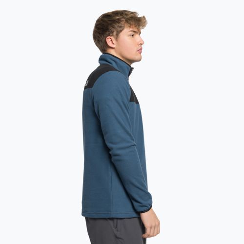 Hanorac pentru bărbați The North Face Homesafe Homesafe Snap Neck Fleece Pulover albastru NF0A55HMMPF1