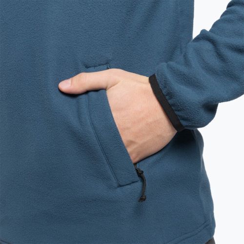 Hanorac pentru bărbați The North Face Homesafe Homesafe Snap Neck Fleece Pulover albastru NF0A55HMMPF1