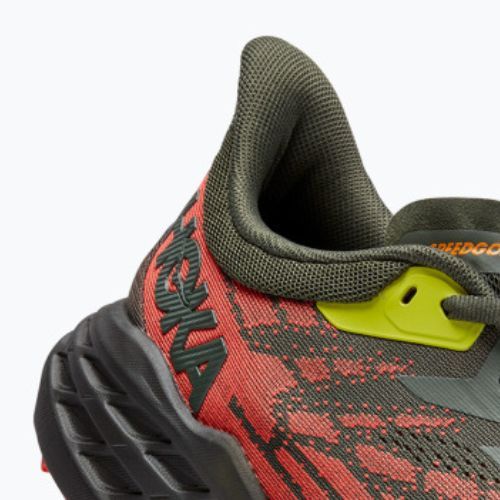 HOKA Speedgoat 5 bărbați pantofi de alergare verde închis 1123157-TFST