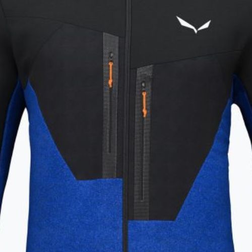 Hanorac bărbătesc Salewa Ortles AM fleece sweatshirt negru-albastru 00-0000028178