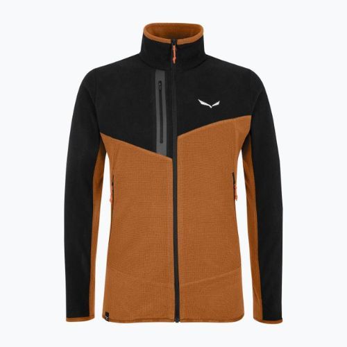 Hanorac bărbătesc Salewa Paganella EN fleece sweatshirt portocaliu 27924