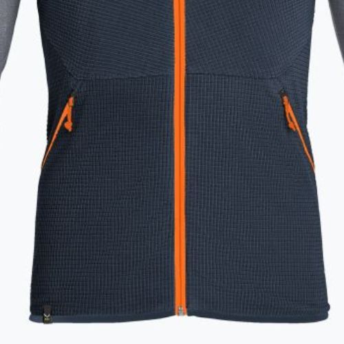 Hanorac bărbătesc Salewa Puez Hybrid PL FZ fleece sweatshirt navy-grey 00-0000027388