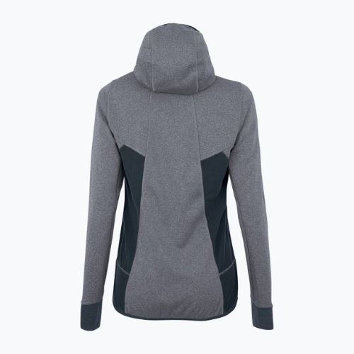 Salewa Puez Puez Hybrid PL FZ Hoody bluză cu glugă pentru femei din fleece gri-verde 00-0000027389