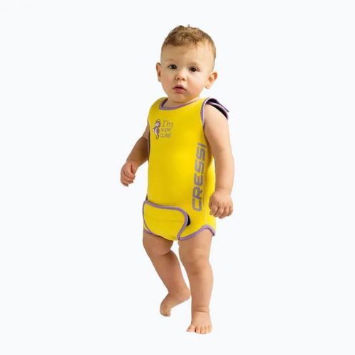 Cressi Baby Warmer 1.5mm spumă de înot galbenă XDG001906