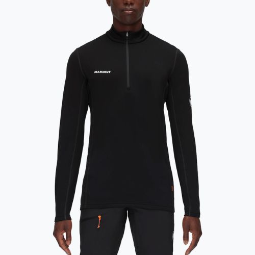 MAMMUT Tricou de trekking pentru bărbați Aenergy ML Half Zip Pull negru