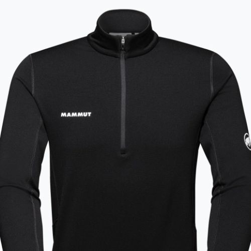 MAMMUT Tricou de trekking pentru bărbați Aenergy ML Half Zip Pull negru