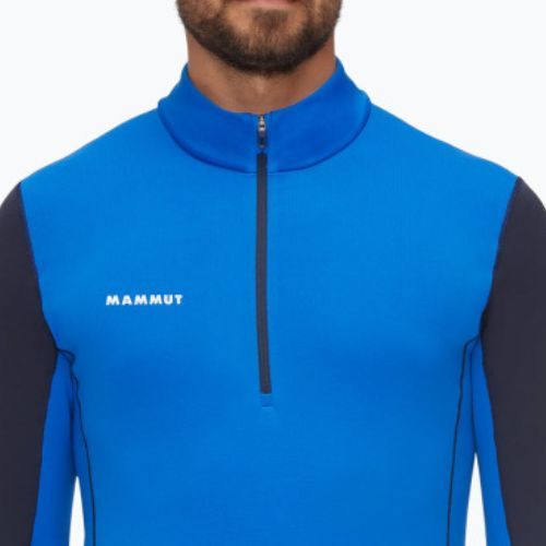 MAMMUT Tricou de trekking pentru bărbați Aenergy ML Half Zip Pull albastru