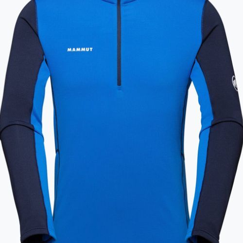 MAMMUT Tricou de trekking pentru bărbați Aenergy ML Half Zip Pull albastru