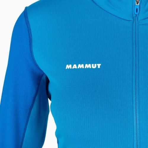 Tricou de trekking pentru femei MAMMUT Aenergy ML Half Zip Pull albastru