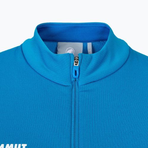 Tricou de trekking pentru femei MAMMUT Aenergy ML Half Zip Pull albastru
