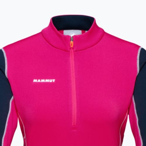 Pulover de trekking pentru femei MMMUT Aenergy ML Half Zip Pull roz și albastru marin