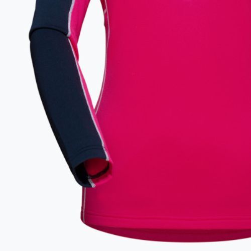Pulover de trekking pentru femei MMMUT Aenergy ML Half Zip Pull roz și albastru marin