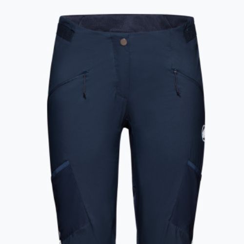 Pantaloni softshell pentru femei MAMMUT Aenergy IN Hybrid albastru marin