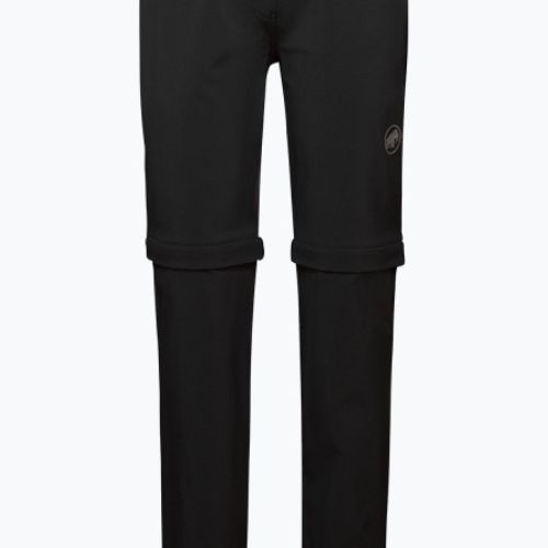 Pantaloni de trekking pentru femei MAMMUT Runbold Zip Off negru