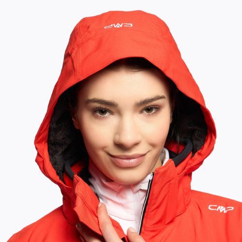 Geacă de schi pentru femei CMP portocalie 31W0146/C827
