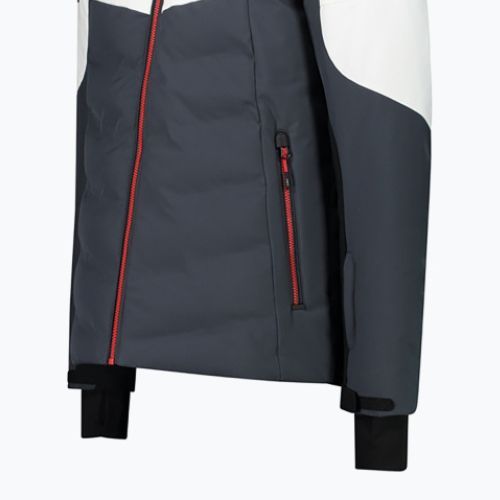 Jachetă de schi pentru bărbați CMP 32W0137 alb/gri 32W0137/U911