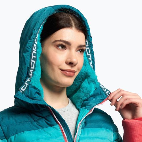 Jachetă de schi pentru femei CMP verde/portocaliu 32Z4176
