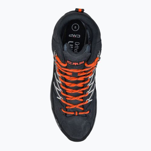 CMP Rigel Mid pentru bărbați CMP Rigel Mid gri-portocaliu cizme de trekking 3Q12947
