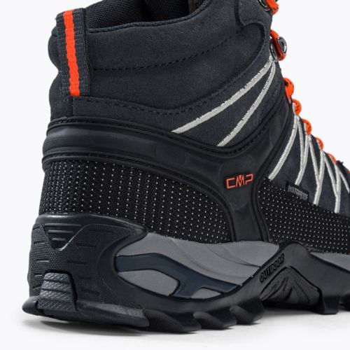 CMP Rigel Mid pentru bărbați CMP Rigel Mid gri-portocaliu cizme de trekking 3Q12947