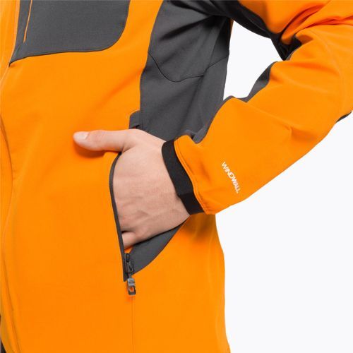 Jachetă softshell pentru bărbați The North Face AO Softshell Hoodie portocaliu NF0A7ZF58V81