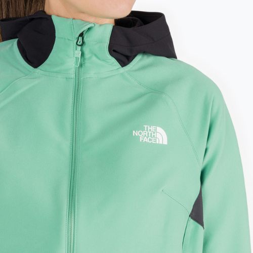 Jachetă softshell pentru femei The North Face AO Softshell Hoodie verde NF0A7ZE990Q1