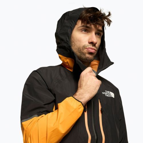 Jachetă pentru bărbați The North Face Dawn Turn 2.5 Cordura Shell negru și portocaliu NF0A7Z8884P1