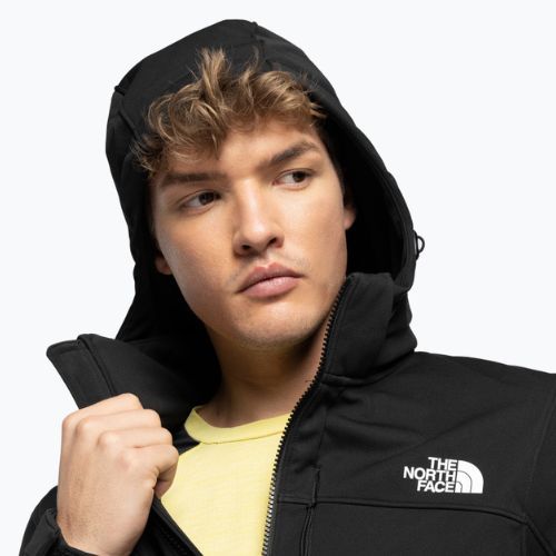 Jachetă softshell pentru bărbați The North Face Diablo Softshell cu glugă detașabilă negru NF0A7ZFSKX71
