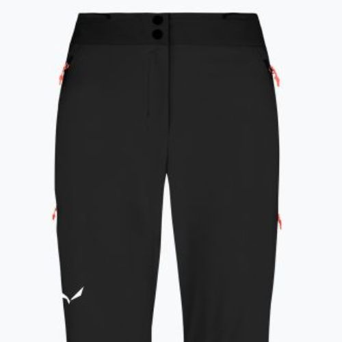 Pantaloni softshell pentru femei Salewa Sella DST negru 00-0000028473