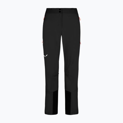 Pantaloni softshell pentru femei Salewa Sella DST negru 00-0000028473