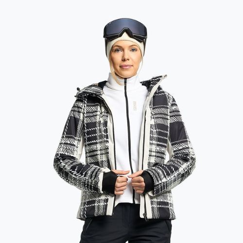 Geacă de schi pentru femei Colmar neagră-bej 2981