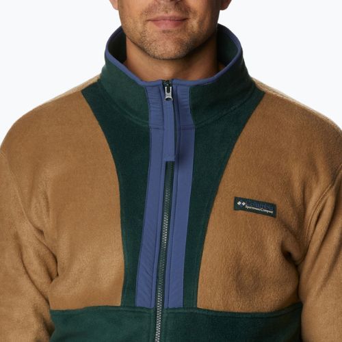 Columbia Back Bowl bluză de bărbați din fleece verde 1872794
