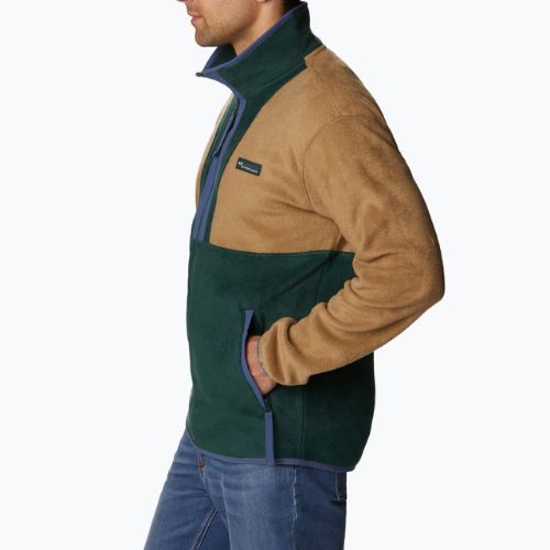 Columbia Back Bowl bluză de bărbați din fleece verde 1872794