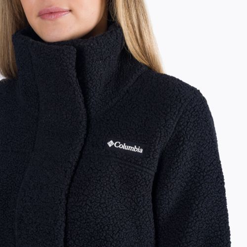 Columbia pentru femei Panorama Long fleece sweatshirt negru negru 1862582