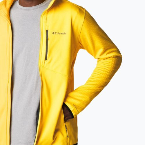 Tricou de trekking pentru bărbați Columbia Park View galben 1952222