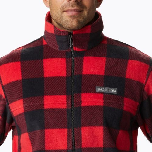 Columbia bărbați Steens Mountain Printed fleece sweatshirt roșu 1478231