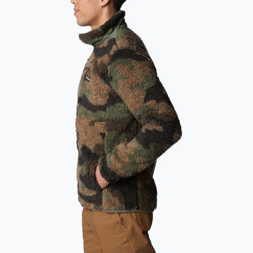 Bărbați Columbia Winter Pass Print Fleece sweatshirt maro 1866565