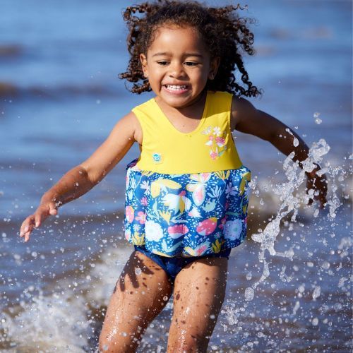 Costum de baie pentru copii Splash About Meadow albastru marin FSZGD1