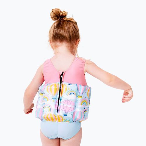 Costum de baie pentru copii Splash About Balloons roz FSZUA1
