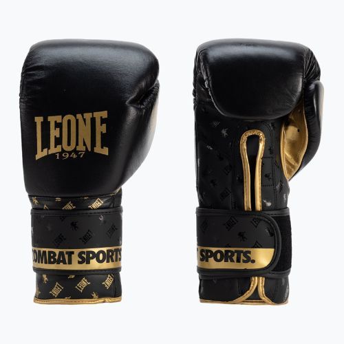 Mănuși de box Leone Dna negru și auriu GN220