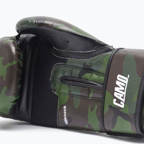 Mănuși de box Leone camo verde GN324