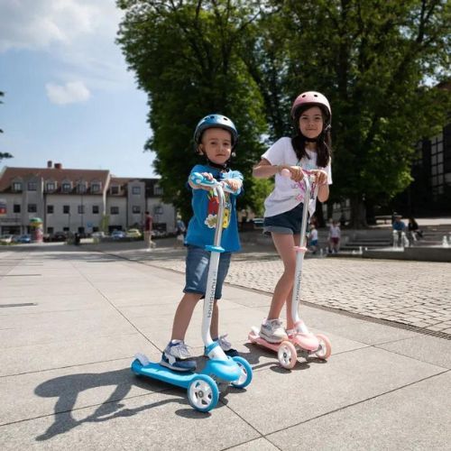 Trotinetă pentru copii HUMBAKA Fun roză KS001