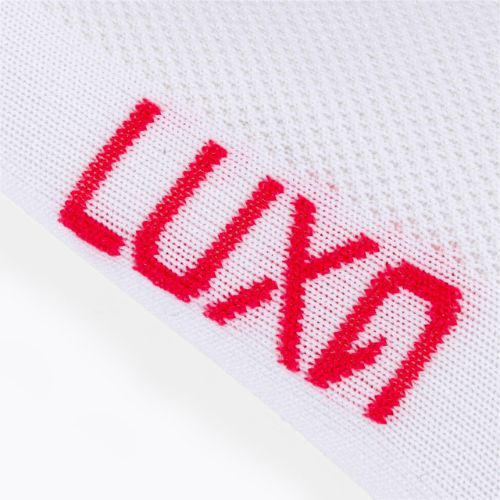 LUXA Flag șosete de ciclism albe și roșii LAM21SPFS