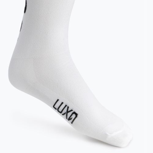 Șosete de ciclism pentru femei LUXA Girls Power alb LAM21SGPS1
