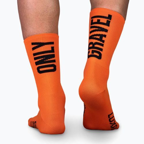 LUXA Only Gravel șosete de ciclism Orange LAM21SOGO1S