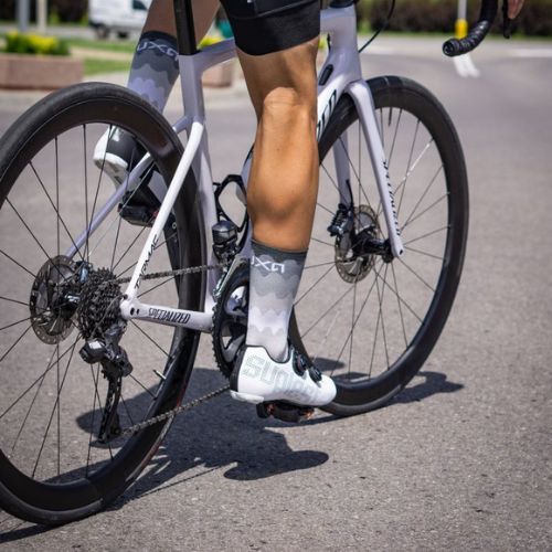 LUXA Tenerife șosete de bicicletă gri LUHE21SSTBS