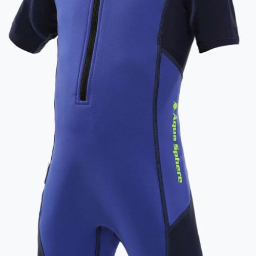 Aqua Sphere Stingray Stingray HP2 SS costum de neopren pentru copii albastru/albastru SJ43542046