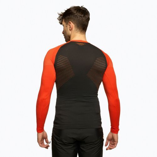 Tricou termic DYNAFIT Speed Dryarn LS pentru bărbați negru-roșu 08-0000071056