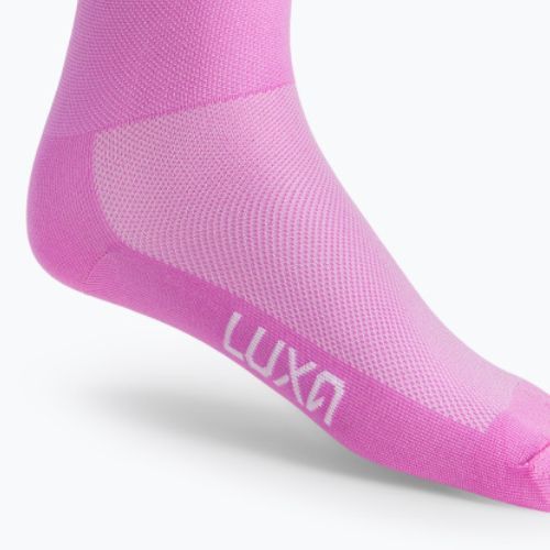 Șosete de ciclism pentru femei LUXA Girls Power roz LAM21SGPL1S